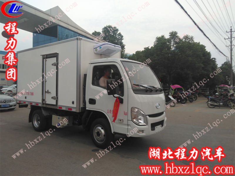 2019/09/04 湖南劉總在湖北程力集團訂購一臺國六躍進冷藏車，單號12654