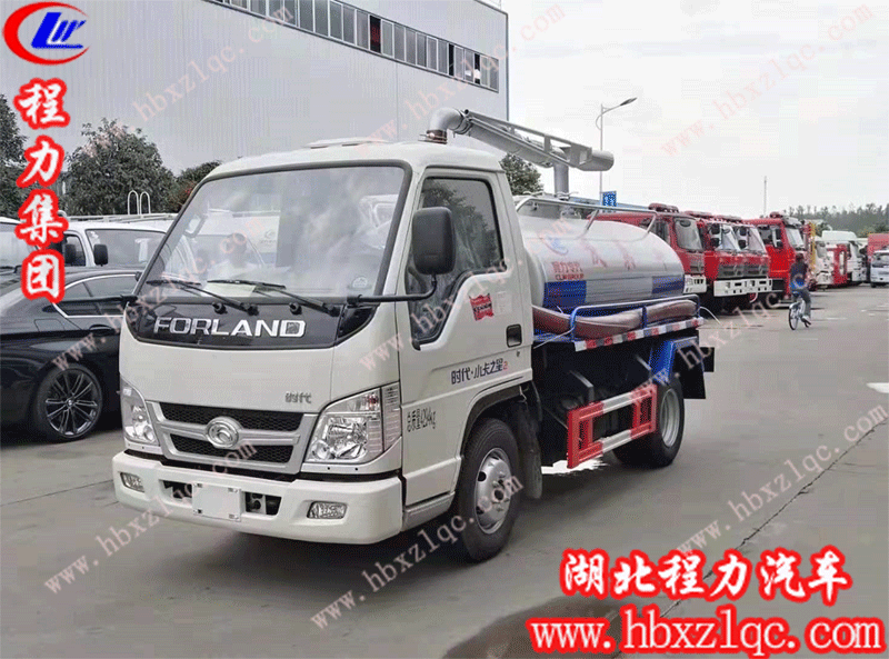 程力專用汽車股份有限公司福田小卡吸污車，零污染，吸污能力強